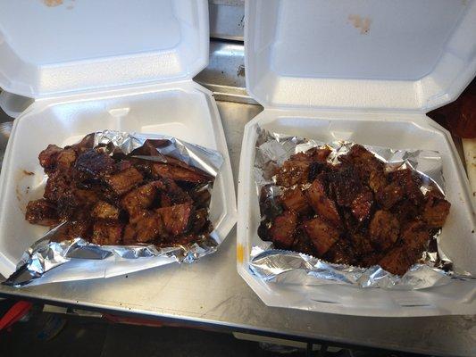 Amazing burnt ends!