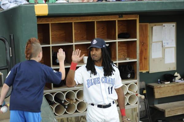 Get closer to the action with the Southern Maryland Blue Crabs!