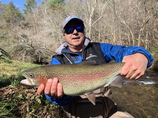 huge rainbow trout!