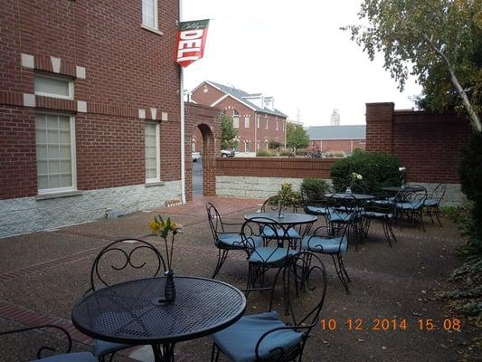 Patio dining!