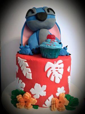 Stitch cake