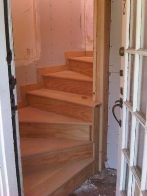 interior stairwell replacement