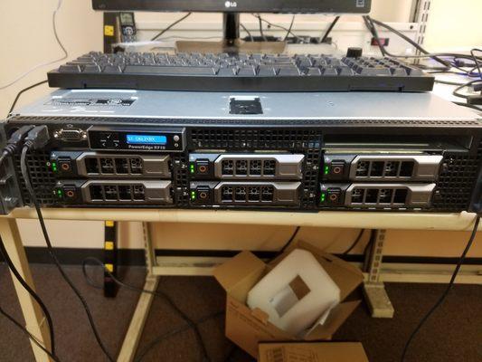 Customer Needed a Storage, Domain and DNS, Server we Created one with RAID 10 1 TB Drive it Gives 3 TB Great and Fast Server for his needs