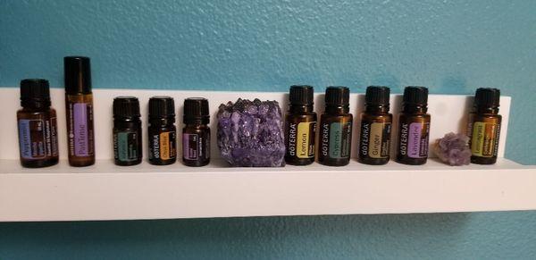 Essential oils for advanced treatment.