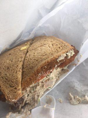 Tuna salad sandwich