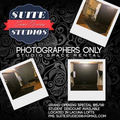 Suite Studios Photogrpaher Space Rental