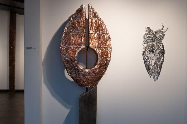 Copper, Steel, Wood Sculpture on loan 2020