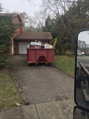 Dumpster rented in Seaville!