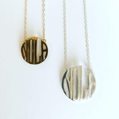 NOLA Monogram Necklace