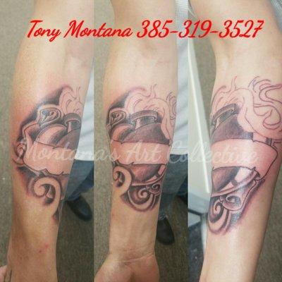 Amazing work done by Tony Montana @Montana's Art Collective