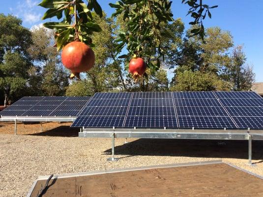 Three PV Solar pods creating a 12 kW system #3