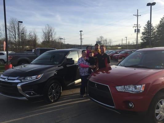 Our salesman Josh Bowman sold his 500th car for Interstate Mitsubishi!