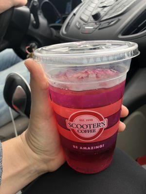 My husband asked for light ice...so they only filled his cup this high. Very stingy.