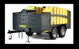 The Landa Ecos Mobile Wash/Reclaim system.