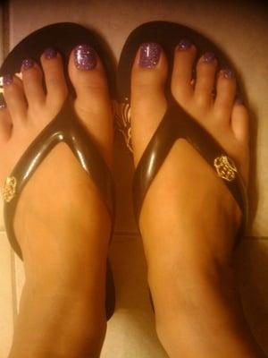 Rockstar pedi done by Tabby