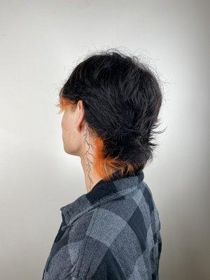 Mens mullet