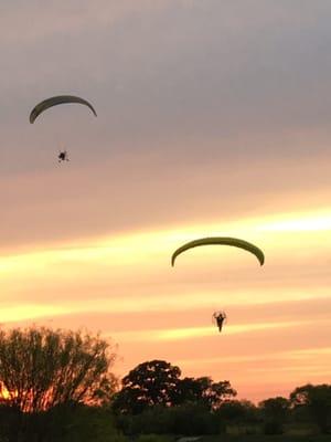 Powered paragliding