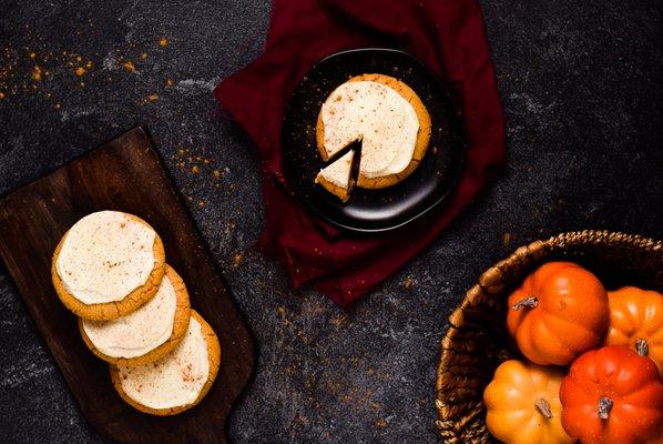 Pumpkin spice cookies