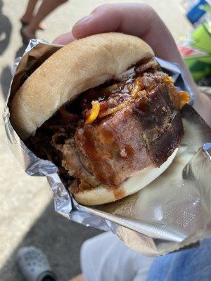 Hammis BBQ Truck: Bacon Bomb Sandwich