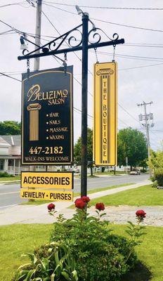 Belizimo Salon Sign