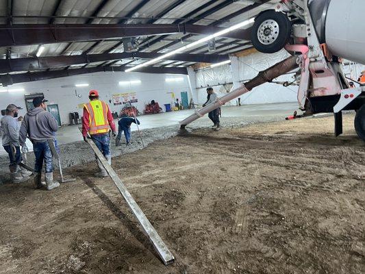 Commercial Warehouse Concrete work!