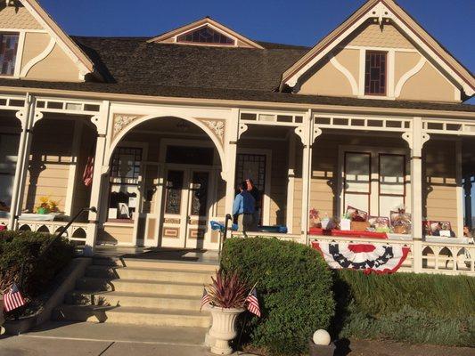 Incomplete exterior shot of the Hiram Morgan Hill House at Villa Mira Monte during OSCTR.org's Horses for Heroes fundraiser...