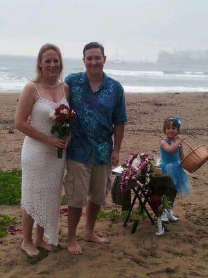 Nan, Mike and Christina celebrate the day