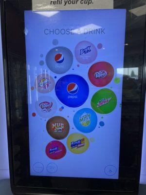 Pretty high tech fountain drink machine