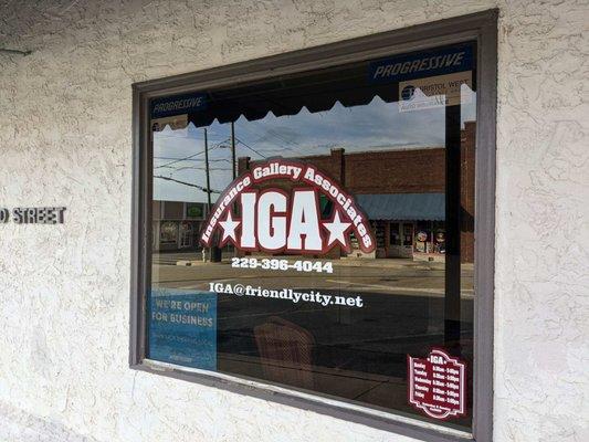 IGA new location is 117 E 3rd St (which is down 1 door down from previous location).