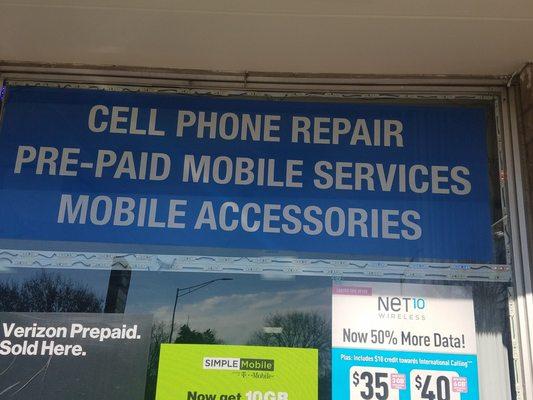 Cell Phone Repairs - Prepaid Phone Service - Mobile Accessories