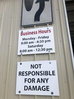 Their hours