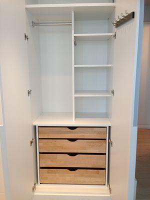 Cabinet with backing