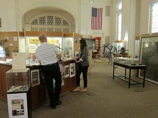 Front Desk and exhibit galleries