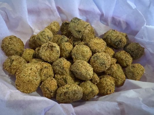 Deep fried okra