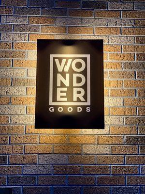 Wonder Goods Backlit Logo