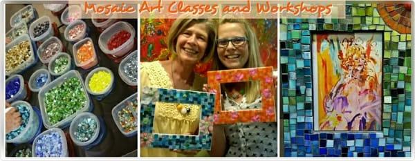 Mosaics and Wine... a social art class