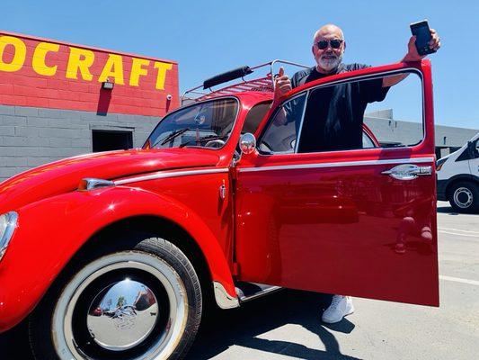 This Bug is Ready for Summer! 
Big Smiles for Miles at DeSesa Autocraft. 
Roll On By Today!