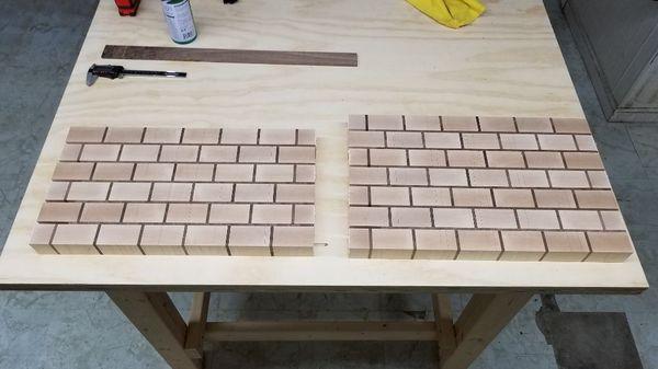 Brick wall cutting boards. Any Pink Floyd fans? :)