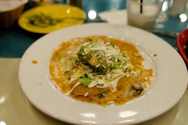 seafood enchiladas