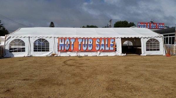 August Tent Sale