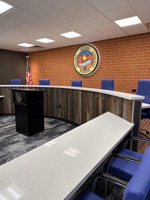 Azusa district board room quartz counters