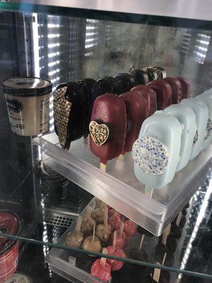 These are he fanciest ice cream bars I've ever seen