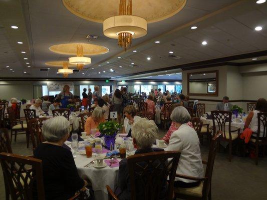 Guest enjoy the Annual Step Into Spring Fashion Show & Luncheon to support children with cancer & blood disorders.