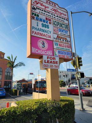 We are moved to Plaza Herrera at
 Gage Ave. & Seville Ave. in Huntington Park, California