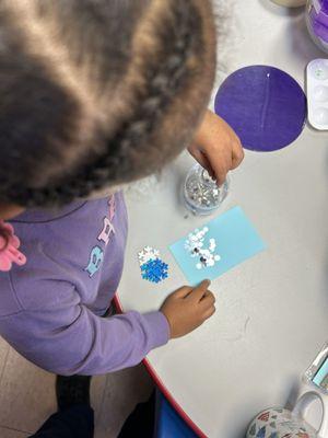 Creating our sensory bottle water