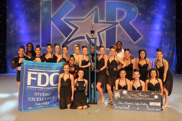 PDC's Soul Shock Co - KAR 2013 National Grand Champions, FDC Studio Excellence Winner, Intermediate Top Studio (Las Vegas, NV).