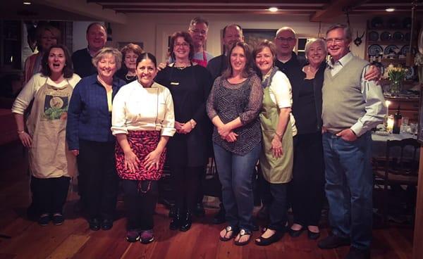 Chef Dany Roche at the weekend Kitchen Paella Cooking Class