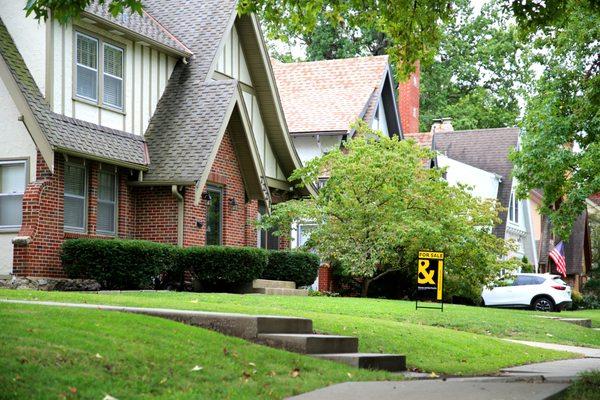 Traditional home in KCMO.