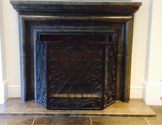 Fire place Faux finish Seattle highlands