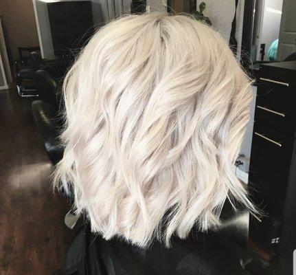 Cut, Color, Curl: Gorgeous ICE Blonde